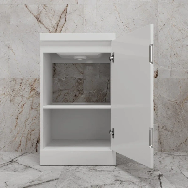 Тумба без раковины 50 см  Style Line Моно ЛС-00002449 белый глянец