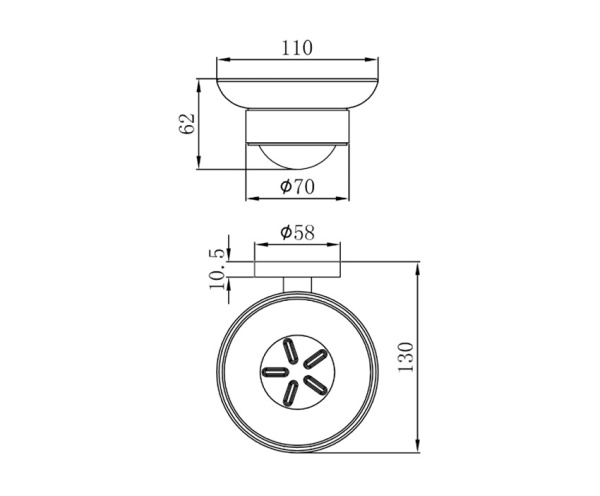 Мыльница MOFEM Fiesta 501-1021-00