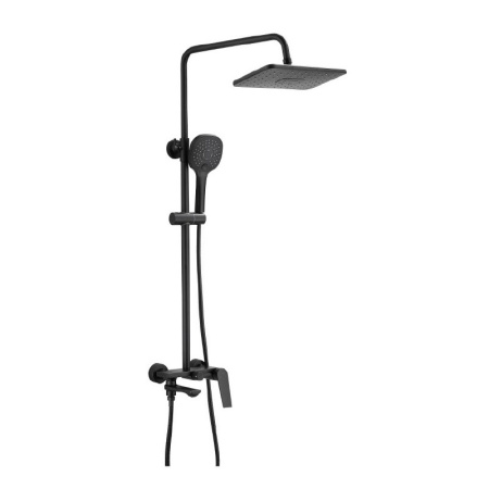 Душевая система с изливом Belz B24533-7, черный