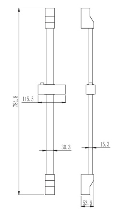 Душевая штанга Esko SR725Q