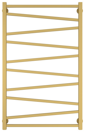 Полотенцесушитель Водяной Сунержа Сирокко (100х60) Матовое Золото 032-0253-1060