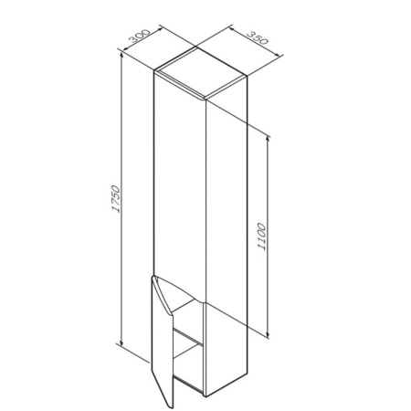 Пенал 30 Am.Pm Like M80CHL0356WG