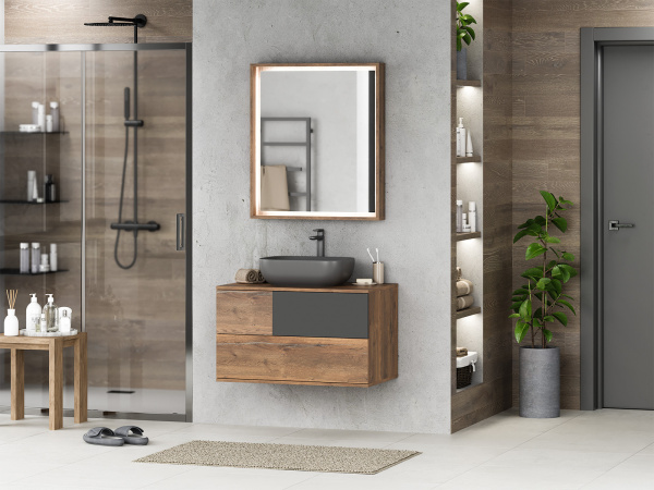 Тумба с раковиной Misty Коломбо 80  УТ000013907