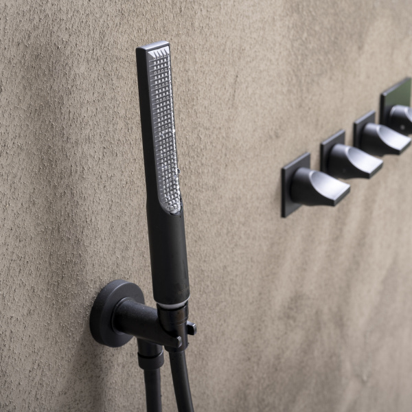 Душевой набор Bossini Apice CE3004C.094 никель шлифованный