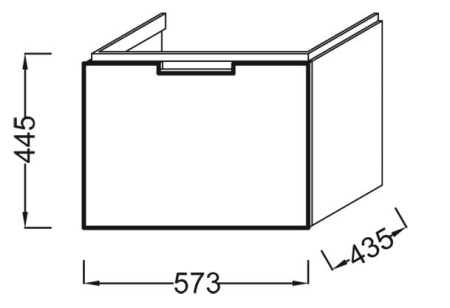Тумба для раковины Jacob Delafon Reve EB1130-G80