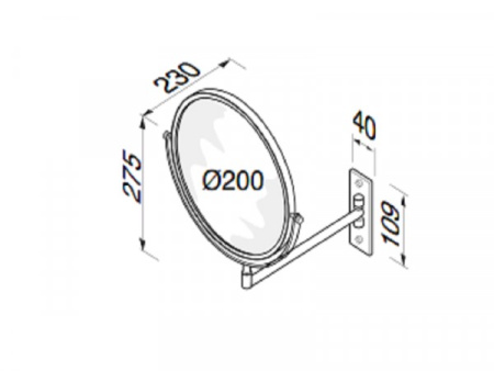 Косметическое зеркало Geesa 911085