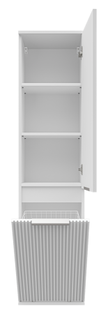 Пенал с бельевой корзиной Brevita Enfida 40    ENF-05040-010БкP