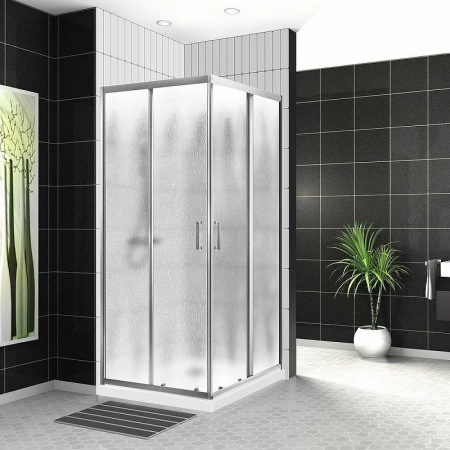 Душевой уголок (90х90) BelBagno UNO-195-A-2-90-CH-CR шиншила