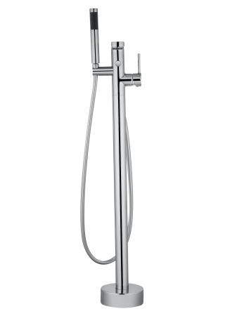 Смеситель для ванны напольного монтажа WONZON & WOGHAND STICK, хром WW-88649901-CR
