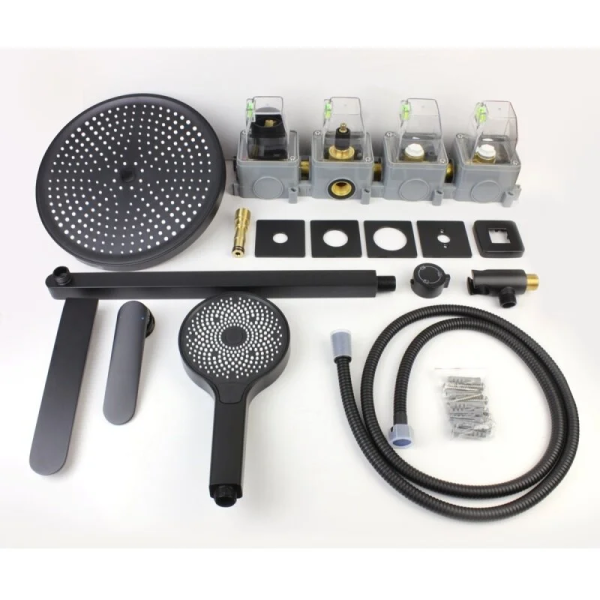 Комплект для душа с изливом Bronze de Luxe Icon 3009CB Комплект для душа с изливом Bronze de Luxe Icon 3009CB