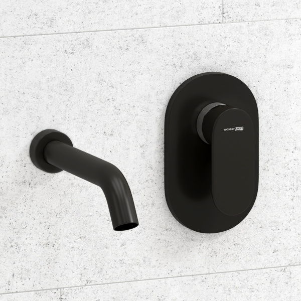 Встраиваемый комплект для раковины WasserKRAFT Elbe 7400 A74543, черный Встраиваемый комплект для раковины WasserKRAFT Elbe 7400 A74543, черный