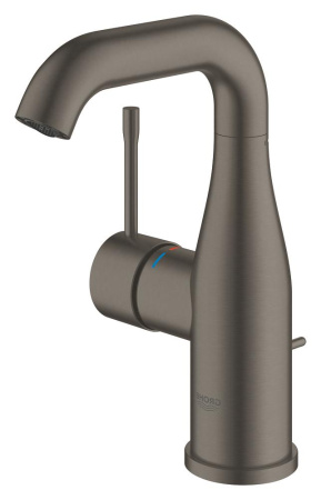 Смеситель для раковины однорычажный Grohe Essence 24173 AL1 (24173AL1) темный графит матовый