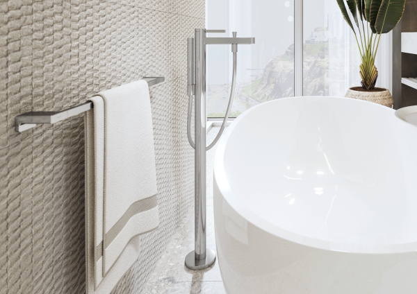Смеситель для ванны напольный Hansgrohe Finoris 76445000 хром
