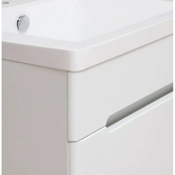 Тумба под раковину Runo напольная 2 ящика Парма 75 (00000001141)