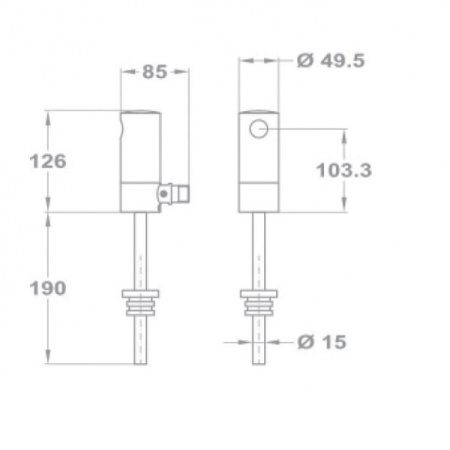 Бесконтактный смыв для писсуаров, Mofem 184-7501-00