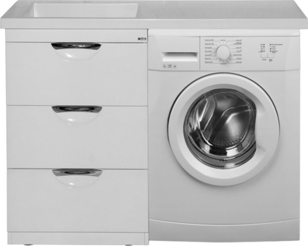 Тумба под стиральную машину Misty Куба 50  П-Куб01050-0113Я