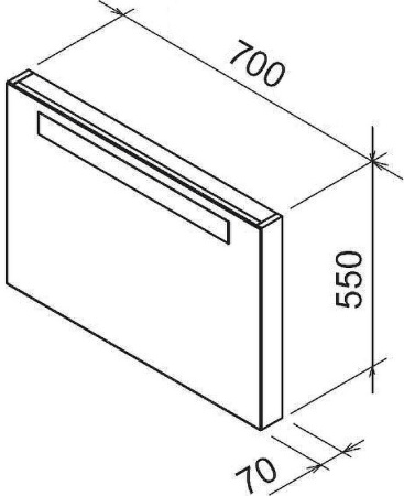 Зеркало Ravak Classic 70 X000000954