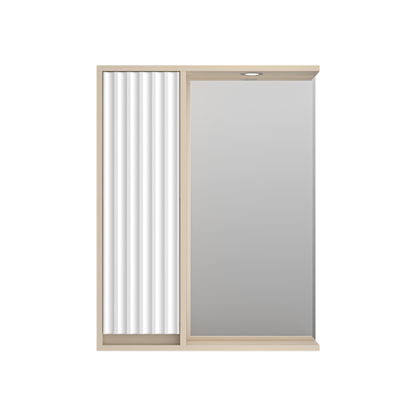 Зеркальный шкаф (63х80) Brevita Balaton 65 левый  BAL-04065-03-01Л