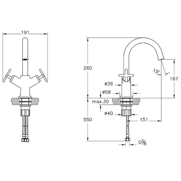 Смеситель для раковины Vitra Origin A42884