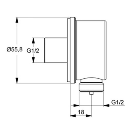 Душевой комплект Ideal Standard Esla BD002XC