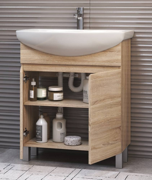 Тумба под раковину напольная VIGO Wing 70 tn.WIN.BAL.70.2D дуб сонома