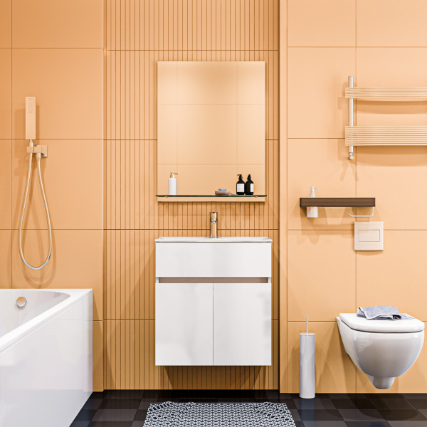 Тумба с раковиной 1Marka Mira 60П У75328