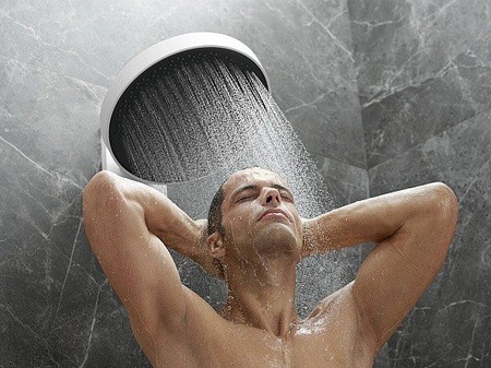 Верхний душ Hansgrohe Rainfinity 250 1jet EcoSmart 26229700 белый матовый