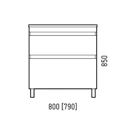 Тумба напольная Corozo Алабама 80 SD-00000595