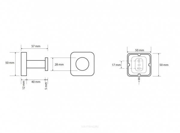 Крючок  Bemeta Tasi 154106062