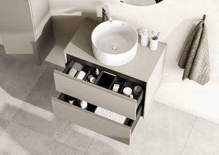 Столешница под раковину Roca Ona 80 A857618514 галечный матовый 