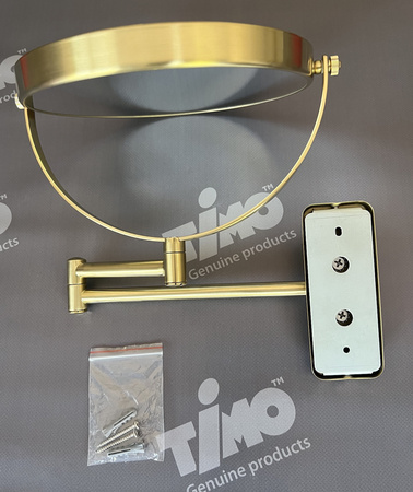 Зеркало косметическое Timo Selene 17076/17 золото матовое