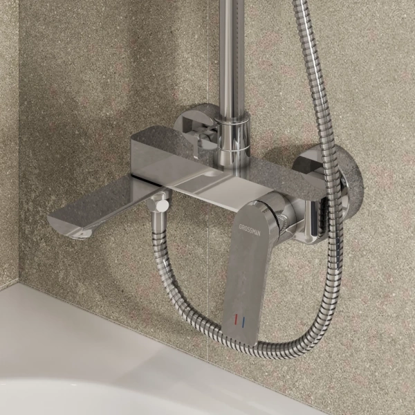 Душевая система Grossman Galaxy 500.K35.01.100 хром глянцевый Душевая система Grossman Galaxy 500.K35.01.100 хром глянцевый