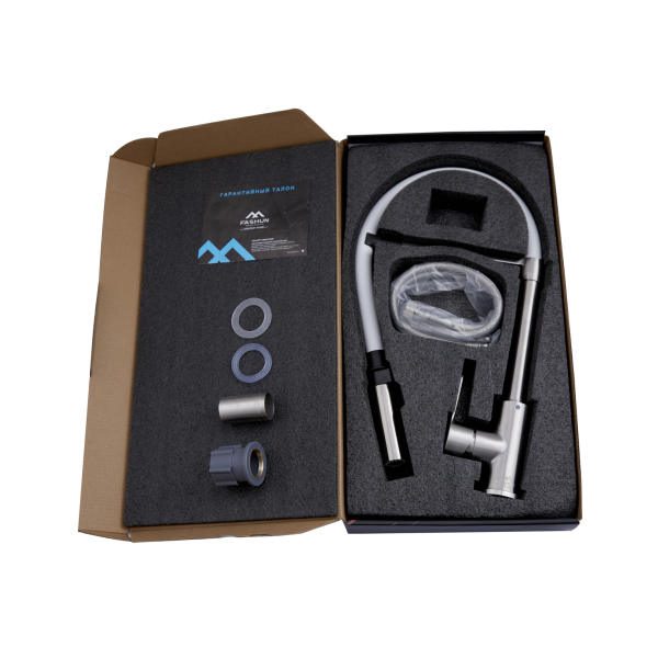 Смеситель для кухни с гибким силиконовым изливом  FASHUN  A54511-12 Смеситель для кухни с гибким силиконовым изливом  FASHUN  A54511-12