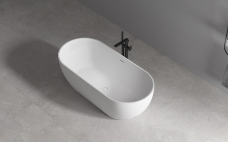 Акриловая ванна (172х79) ABBER AB9241MW без гидромассажа, белый