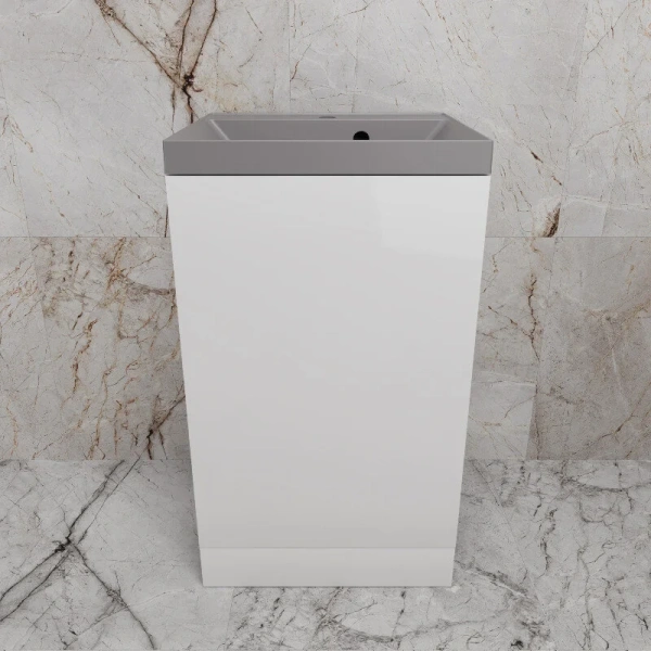 Тумба без раковины 50 см  Style Line Моно ЛС-00002449 белый глянец