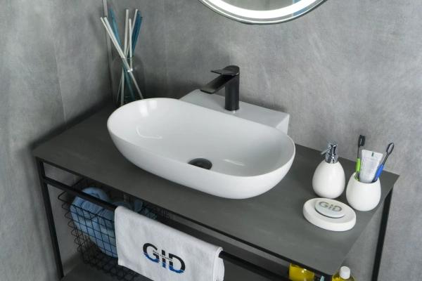 Раковина накладная (56х39) Gid N9234