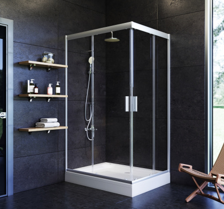 Душевой уголок (120х80) Am.Pm Gem Twin Slide W90G-404-120280-MT