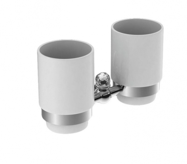 Держатель стаканов двойной Art&Max AM-E-2688SJ-Cr