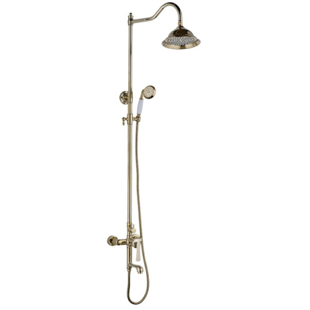Душевая система с изливом Rush Flores FLG0835-5