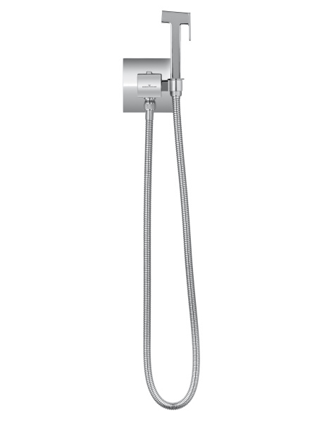 Смеситель с гигиеническим душем и термостатом встраиваемый WONZON & WOGHAND, хром WW-88829910-CR