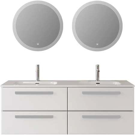 Тумба под раковину Cezares ECO-CER-N-1400-4C-SO-2-BL Bianco Lucido без ручек