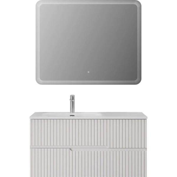 Тумба под раковину Cezares DUET-N-1000-2C-SO-BL-L Bianco Lucido