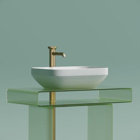 Раковина накладная (50х36) Ceramica Nova ELEMENT CN6055MW матовая