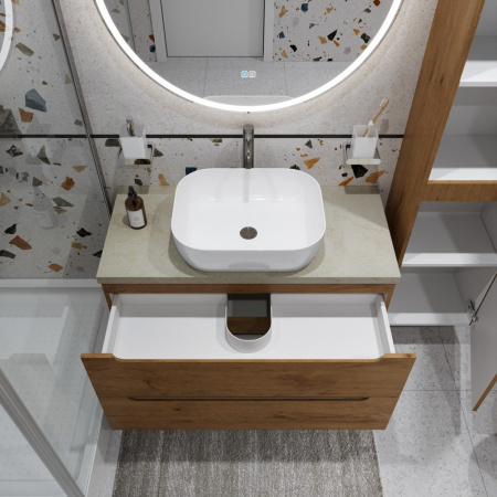 Тумба с раковиной BelBagno ETNA100RN-KEPMCO-1302-SET