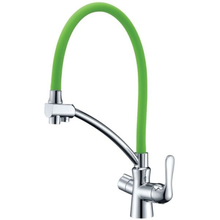 Смеситель для кухонной мойки Lemark Comfort (LM3070C-Green)