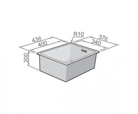 Мойка Rodi Box Line 34 under