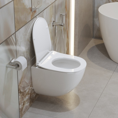 Унитаз подвесной BelBagno Amanda-Tor BB051CH-TOR-FC/SC