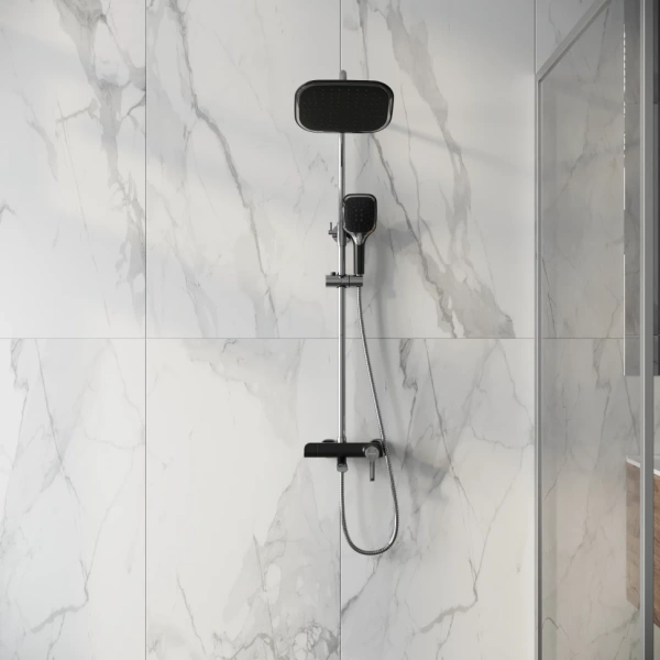 Душевая система Grossman Alba 500.K35.06.100/210 хром с черным