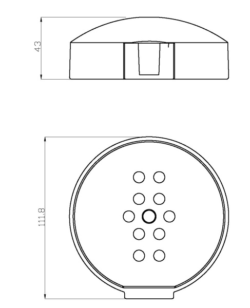 Мыльница для стоек Esko SD505
