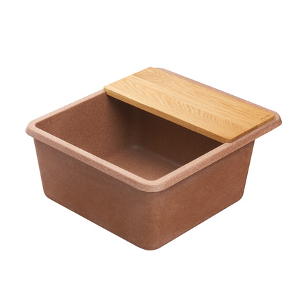 Кухонная мойка Aquaton Беллис 57 1A724932BS270 терракот